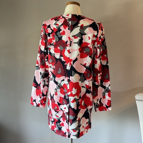 NWT The Limited women’s textured cotton Open front mid blazer pinks reds size S - Picture 6 of 15